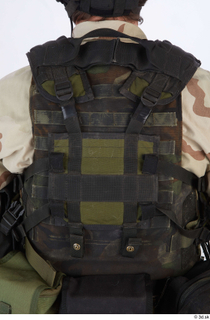 Photos Reece Bates 2 - details of uniform bullet-proof vest…